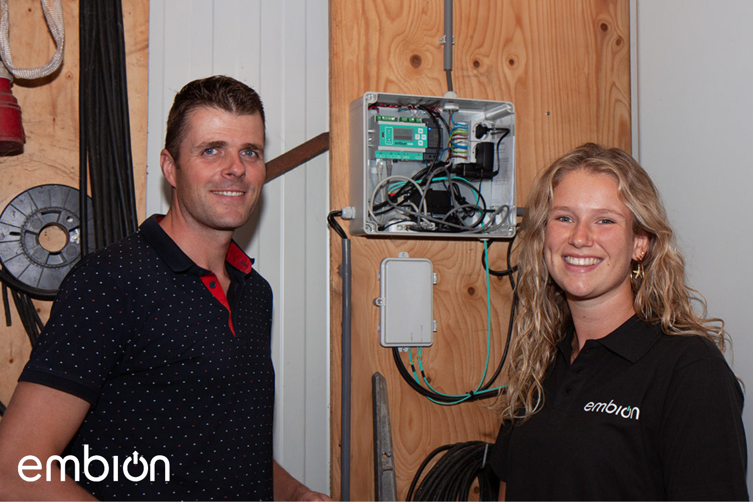 Calf farm reduces energy costs with Embion EMS